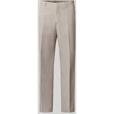 straight fit broek van linnenmix model 'Wesley'