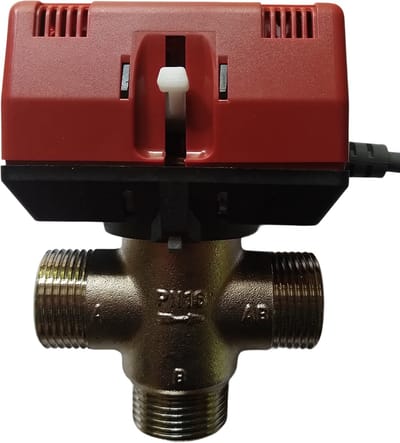 Rekx - Driewegklep OKO1 - 230v - 1" - Elektrische kogelkraan voor Warmtepomp of Cv systeem