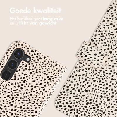 imoshion Hoesje - Geschikt voor Samsung Galaxy S23 - Design Bookcase smartphone - Desert Dots