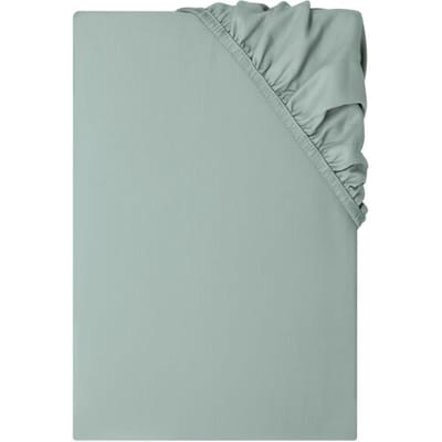 LIVARNO Katoen satijn hoeslaken 140-160 x 200 cm (Groen)