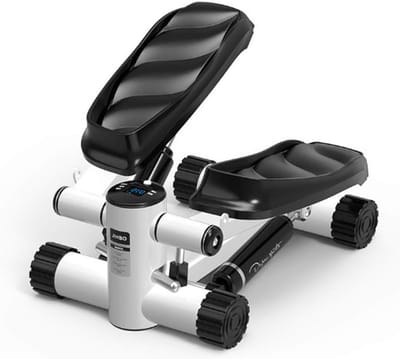 Sport Mini Stepper - Pedaal Trainer - Thuis Fitness - Hydraulisch Mute Systeem - Compact Ontwerp - Zwart