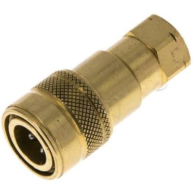 Messing DN 5 Hydraulische Koppeling Snelkoppeling 1/8 inch NPT binnendraad ISO 7241-1 B D 10.9mm