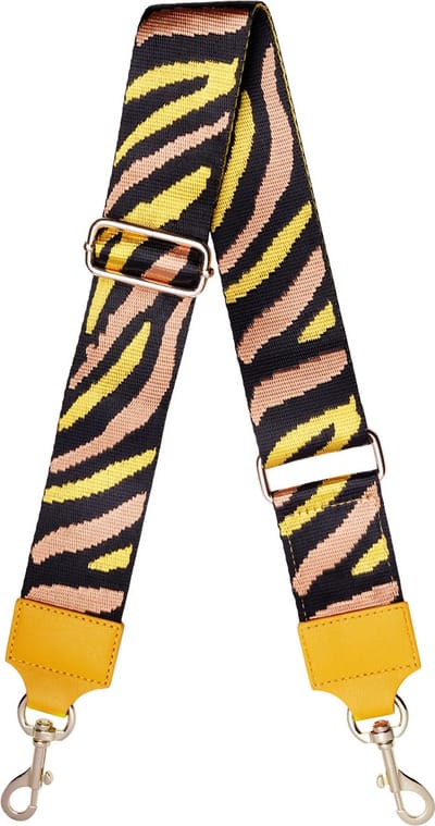 Schoudertas band - Bag strap - Zebra | Geel