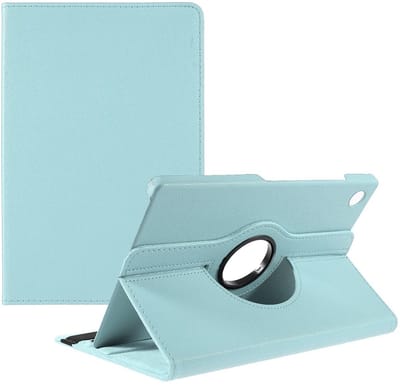 Coverup Tablethoes geschikt voor Samsung Galaxy Tab A11 Plus Hoesje - 360° Rotating Book Case - Lichtblauw
