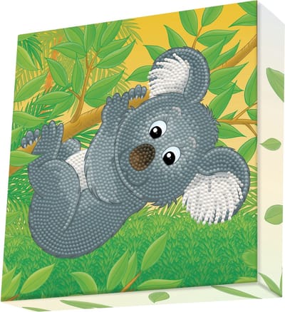DIAMOND DOTZ Koala Climb - Diamond Painting - 1.870 Dotz - 22x22 cm