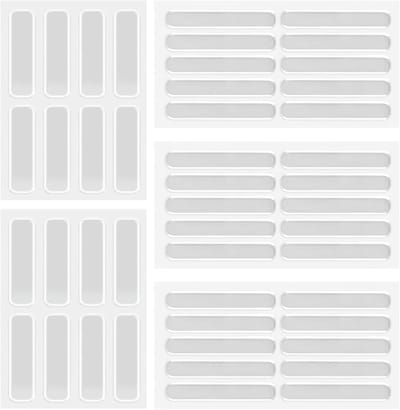 Transparante Siliconen Beschermcaps voor Meubels, Zelfklevende Stootbuffers, 46 Stuks, Voor Deuren, Lades en Meubels, Bescherming tegen Krassen en Geluid
