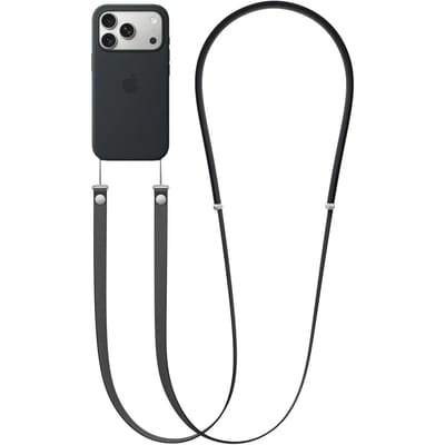 123watches Telefoonkoord Aeria Crossbody - zwart - Geschikt voor iPhone en andere smartphones