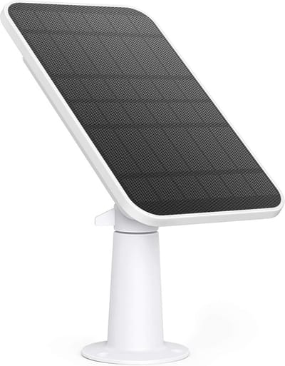 Zonnepaneel voor beveiligingscamera's - Compatibel, IP65 Weerbestendig, Continu Opladen
