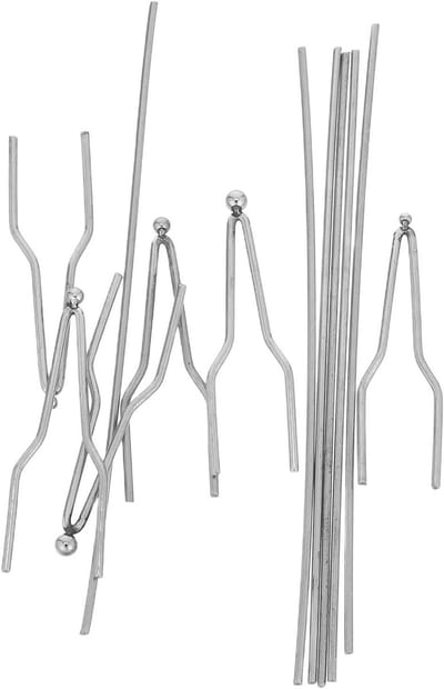 Houtbrandpen Tips - Pyrografie Punten - Gedetailleerd Houtbranden - Nauwkeurige Temperatuurregeling - 6 Stuks - Zilver