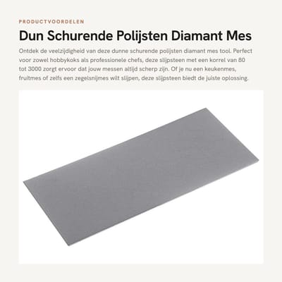 Dailygoods- Slijpsteen Diamant 80-3000 Korrel - Slijpsteen voor Messen - Slijpsteen voor Keukenmes - Slijpsteen voor Houtbewerking - Schurende Eigenschappen - Dunne Sectie - Slijpgereedschap