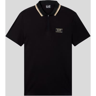 Ea7 Emporio Armani 7m001333_af13739 Korte Mouw Poloshirt Zwart XL Man