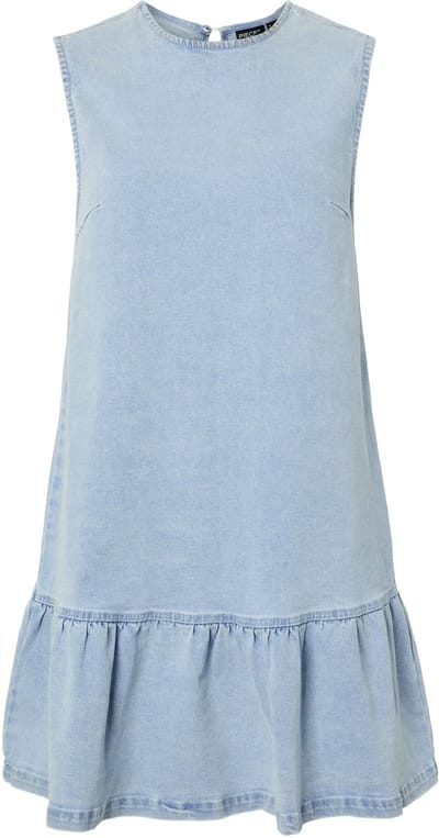 Pieces midi-jurk PCMONICA DENIM