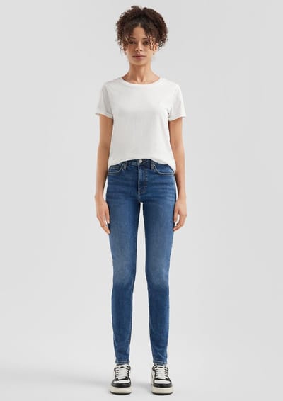 Hoge taille skinny jeans voor vrouwen QS Sadie