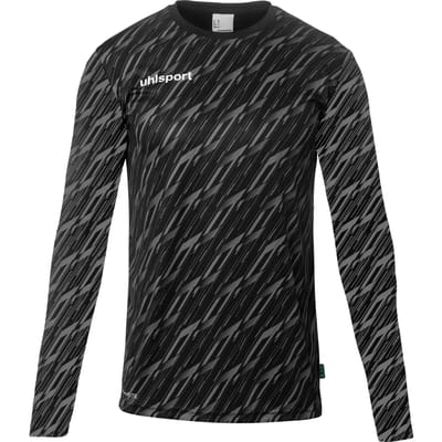 Uhlsport Progressive Keepershirt Lange Mouw Kinderen - Zwart | Maat: 128