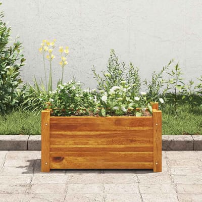 vidaXL - Plantenbak - verhoogd - 50x25x25 - cm - acaciahout