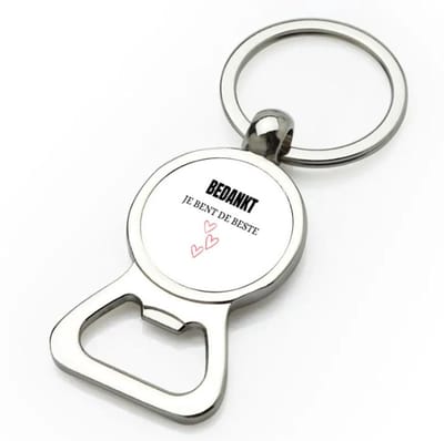 Akyol - bedankt je bent de beste flesopener - Bedankt - mensen die je wilt bedanken - bedankje - beste persoon - cadeautje - kado - 9 bij 3 cm