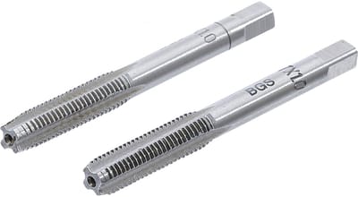 BGS Draadsnijtap - voor- en nasnijder - M7 x 1,0 mm - 2 delig