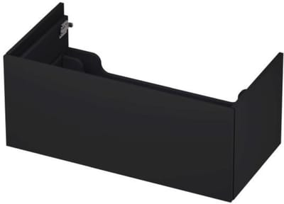 INK - Onderkast 1 Lade Push 2 Open Bestaande Uit - 900x450x376 Mm - Mat Zwart