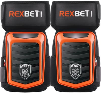 Werk Kniebeschermers - Beschermende Pads - Klus Klussen Tuinieren - Antislip Gel Schuim - Verstelbare Riemen - Oranje