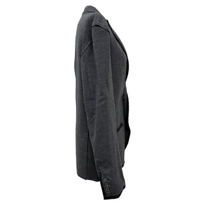 Lanvin single-breasted blazer met reverskraag in grijze wol