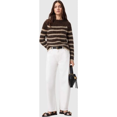AllSaints Riga Jumper Bttle Brown/barley Taglia: XS | Maglioni a maglia Outlet | Donna | Marrone