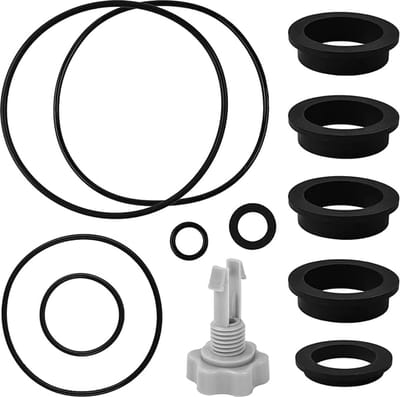 Reserveonderdelen Voor Zandfilterpomp - 12-Delige Set - O-Ring Vervangingspakkingen - O-Ringen Voor Luchtaflaatventiel - Vervangingsonderdelen Voor Zwembadfilterpomp - Geschikt Voor De Intex Krystal Clear Zandfilterpomp Voor Bovengrondse Zwembaden