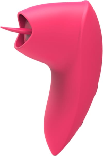 Cupitoys® Vibrator met tong - 8cm - Roze - 12 standen - Vibrators voor vrouwen en mannen - Sex toys voor vrouwen en mannen