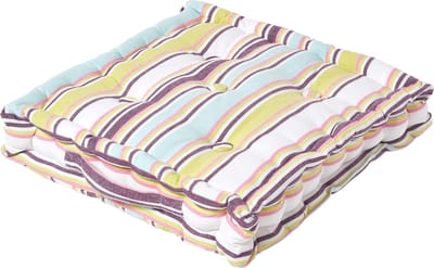 Homescapes zitkussen Osaka Groen 40 x 40 x 10 cm 100% katoen & polyester