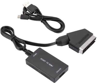 WiseGoods Premium - SCART Naar HDMI Converter - Adapter Kabel - 1080P/720P - Verbindt Oudere Apparaten Met Moderne Televisies