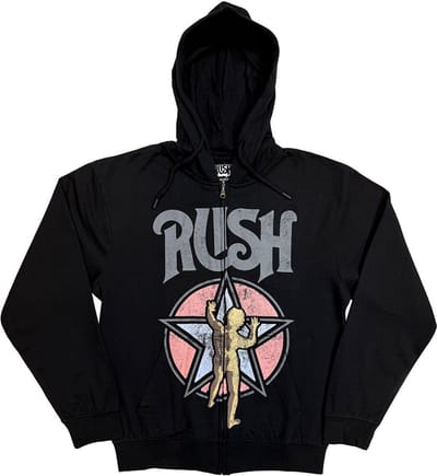 Rush - Starman Vest met capuchon - S - Zwart