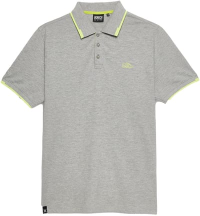 Munich Slam Lifestyle Korte Mouw Poloshirt Grijs S Man