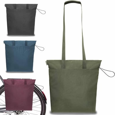 Fietstas enkel - Enkele fietstas waterdicht - Fietstas achter - Bagagedrager - Fietsaccessoires - Fietsen - School - Werk - Boodschappen