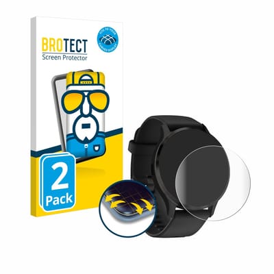 BROTECT - Screenprotector voor Garmin Venu 3 - Folie Beschermfolie transparant volledig dekking - 2 Stuks