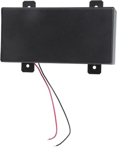 Batterijhouder - D Batterij - Apparaten Voeden - Lekvrij Ontwerp - LR20 - Zwart
