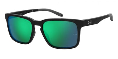 Under Armour UA ASSIST 2 BLACK/ GREEN MULTILAYER 57/17/140 Herrenbrillen Zonnebrillen