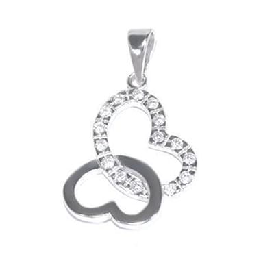 Blinx Jewels Zilveren Hanger Hartjes In Elkaar