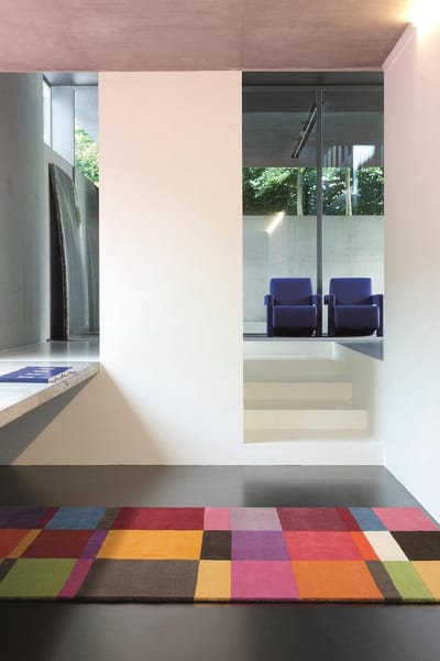 LIGNE PURE Patch – Vloerkleed – Tapijt – handgetuft – wol – modern – Multi - 60x120