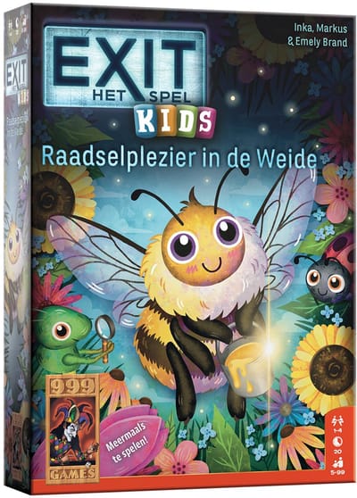 999 Games - EXIT - Kids Raadselplezier in de weide - Breinbreker - Escape Room Spel voor kinderen