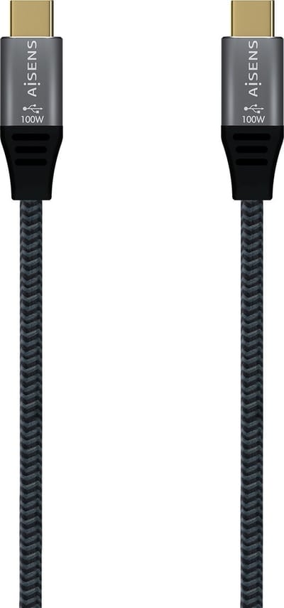 Kabel USB C Aisens A107-0672 1,5 m Grijs