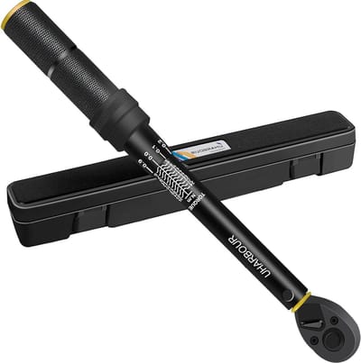 Bike Torque Wrench 1/4 3-25 Nm With Micro Adjustment - ±3% Error Accuracy - Dual Direction - 72 Teeth