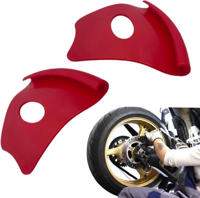 Velgbescherming - Bandenwissel Gereedschap - Onderhoud Motorbanden - Dubbele Hiel Ontwerp - 2 Stuks - Rood