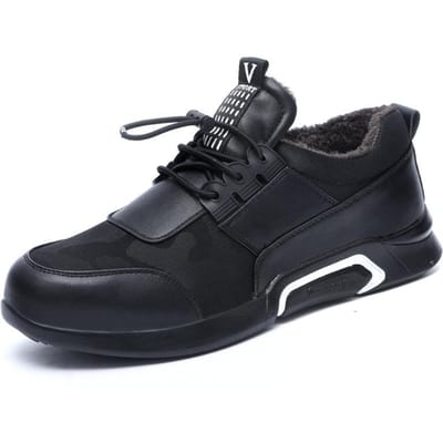 Arbeidsverzekering Schoenen Geïsoleerd 6KV Elektrische Schoenen Kunststof Stalen Neus Anti-verbrijzeling en Anti-perforatie Veiligheidsschoenen 45 black