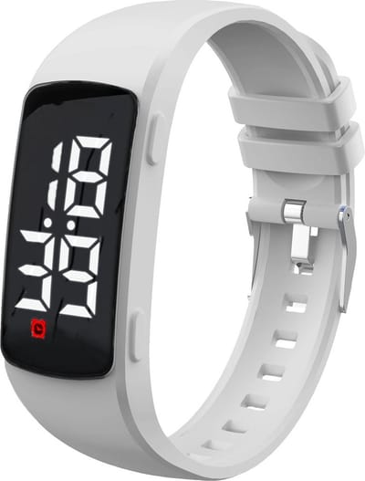 Medicijn/plashorloge -15 alarmen - langwerpig -wit - usb oplaadbaar