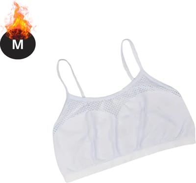 Bovista BH Zonder Beugel - Zonder Bandjes - Push-up Bh's - Comfort Beha - Comfortabel - Sexy - Wit - Maat M
