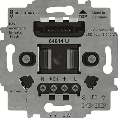 ABB Busch FlexTronics Enkele E Contacten Behuizing - 2CKA006800A3047