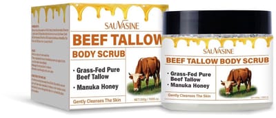 Beef Tallow Body Scrub - Grasgevoerd - Manuka Honing