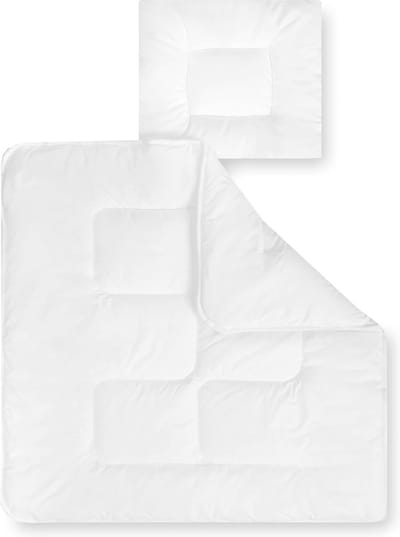 Kinderdekbed Basic, deken met kussen, Oeko-Tex standaard 100, afmetingen 80 x 80 cm + 35 x 40 cm