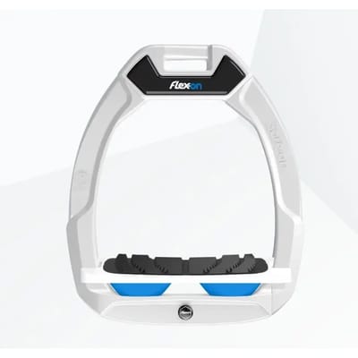 Veilige rijijzers Ingezakte Grip Wit/Wit/Blauw Flex-On Safe-On