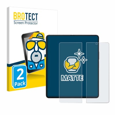 BROTECT - Screenprotector voor Samsung Galaxy Z Fold 5 (Inner display) - Folie Beschermfolie matte 2 Stuks