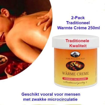 2-Pack Traditioneel Warmte Crème 250ml